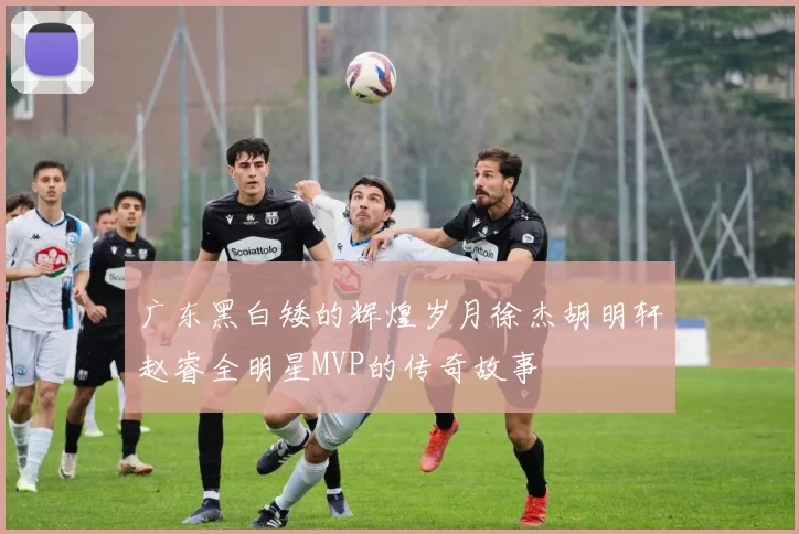 广东黑白矮的辉煌岁月徐杰胡明轩赵睿全明星MVP的传奇故事