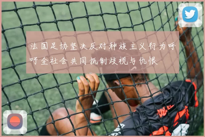 法国足协坚决反对种族主义行为呼吁全社会共同抵制歧视与仇恨